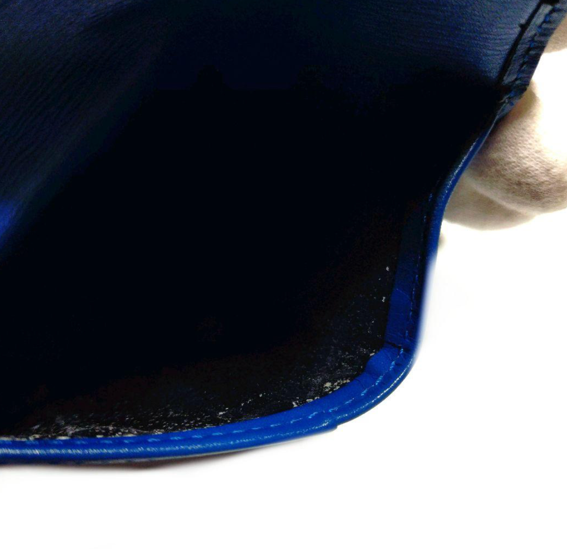 Louis Vuitton Porte-cartes Épi Bleu – Cuir – Format Compact