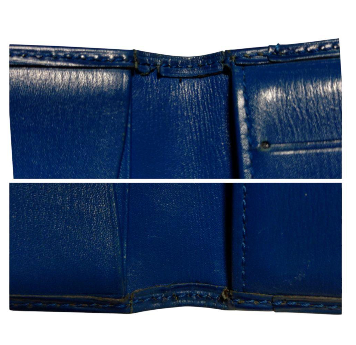 Louis Vuitton Porte-cartes Épi Bleu – Cuir – Format Compact