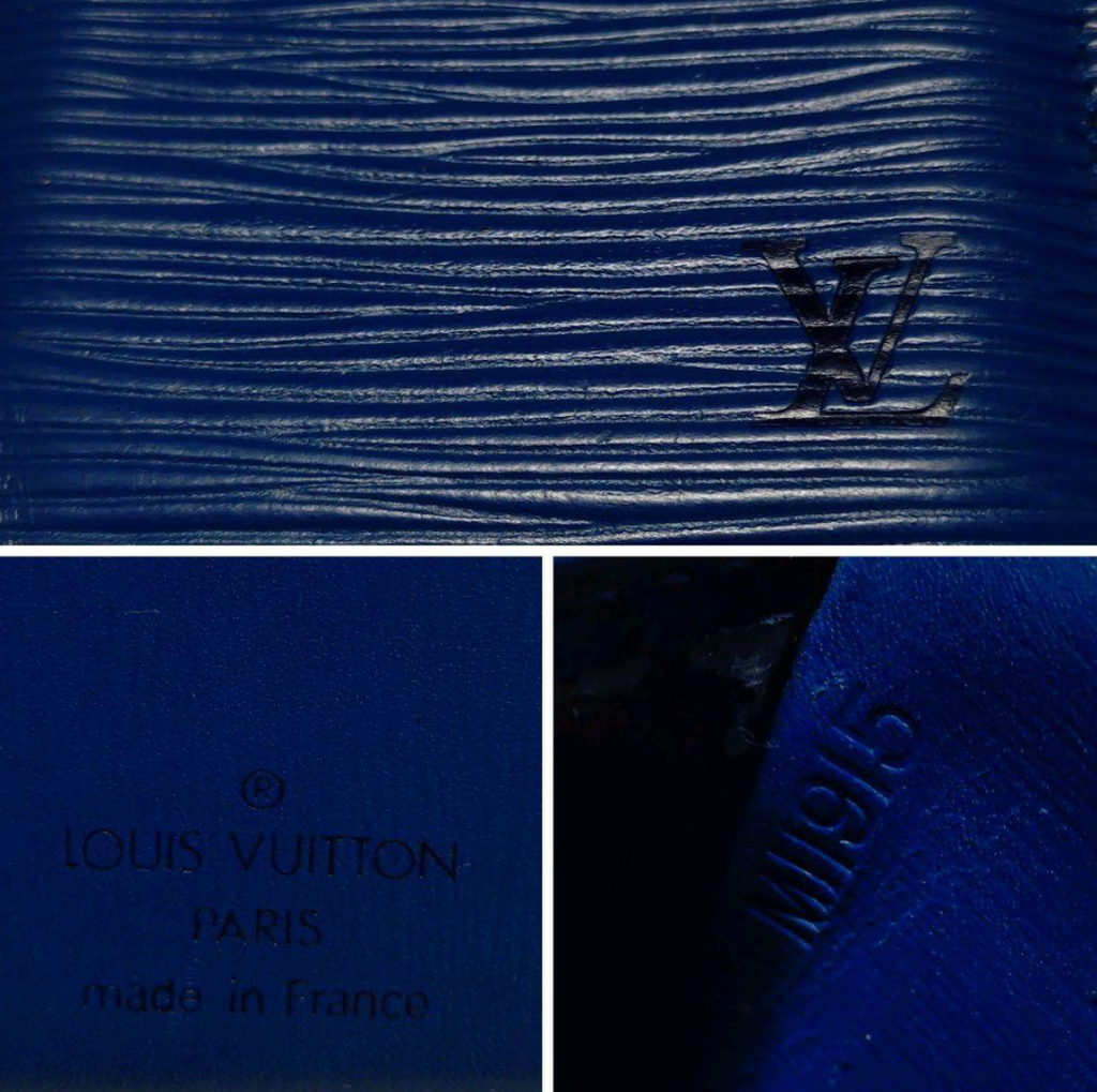 Louis Vuitton Porte-cartes Épi Bleu – Cuir – Format Compact