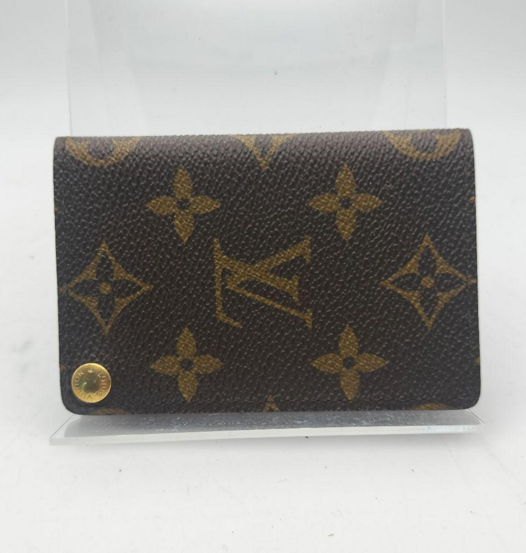 Louis Vuitton Porte Document  Monogram Marron – Cuir – Format Compact