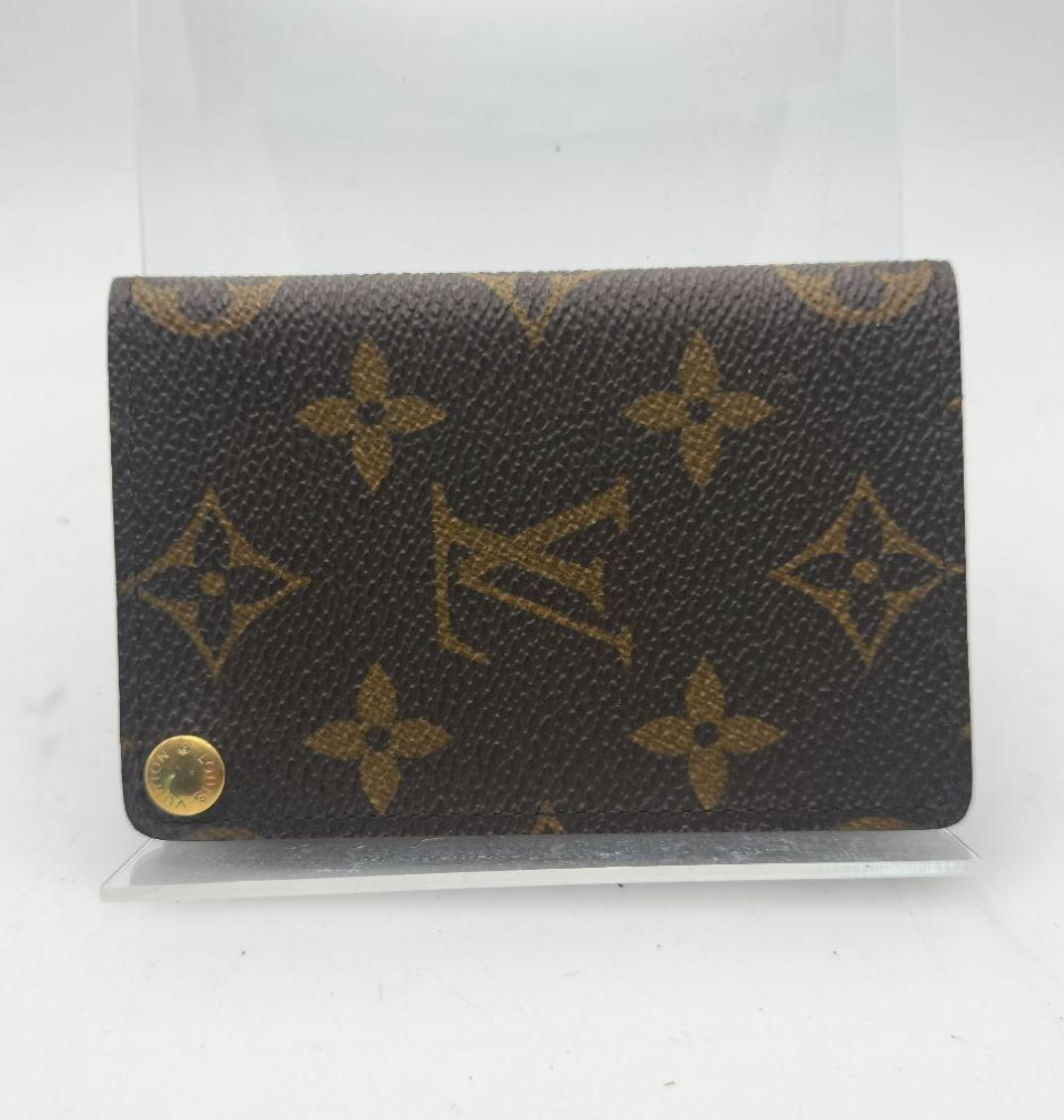 Louis Vuitton Porte Document  Monogram Marron – Cuir – Format Compact