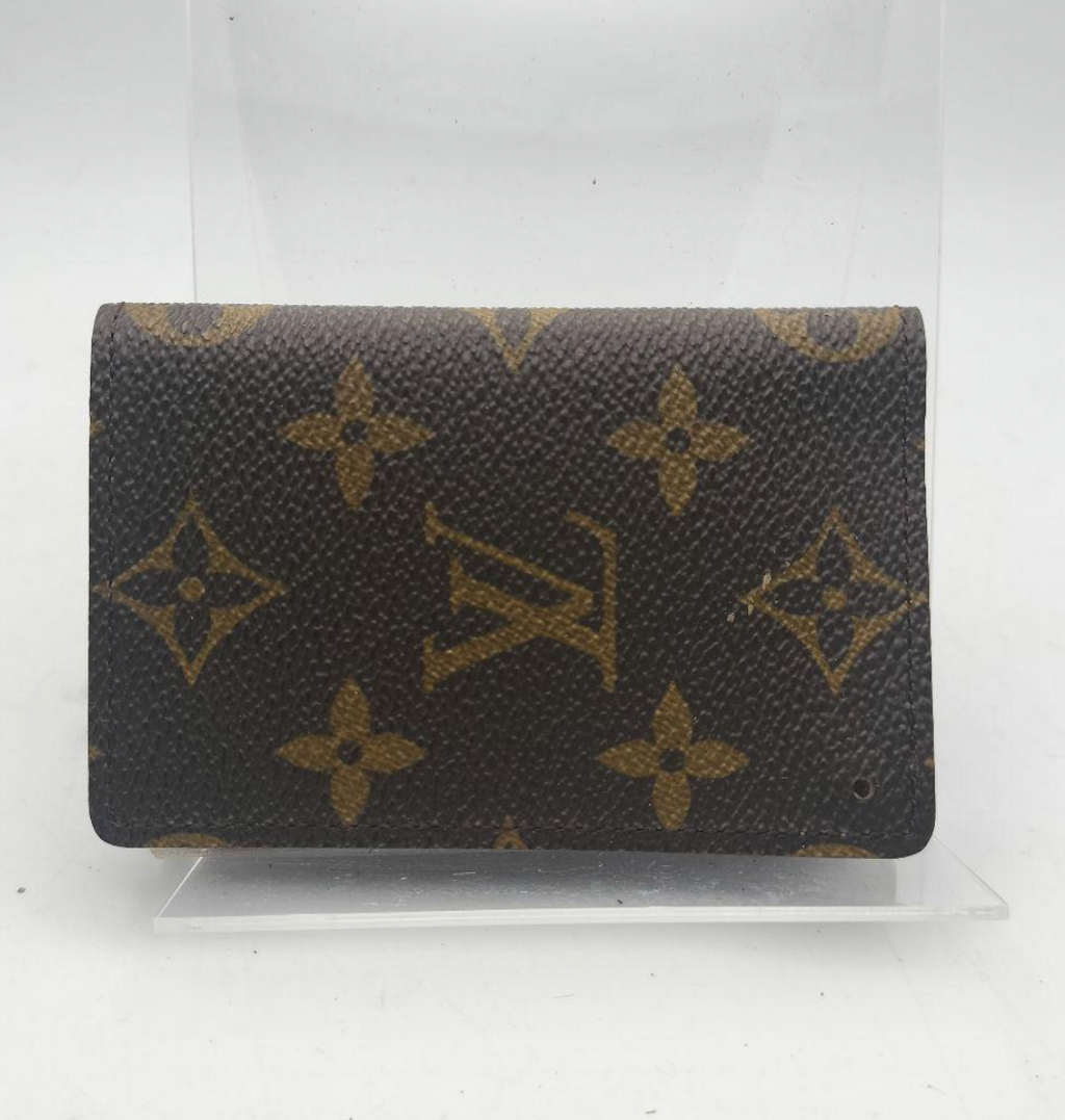 Louis Vuitton Porte Document  Monogram Marron – Cuir – Format Compact
