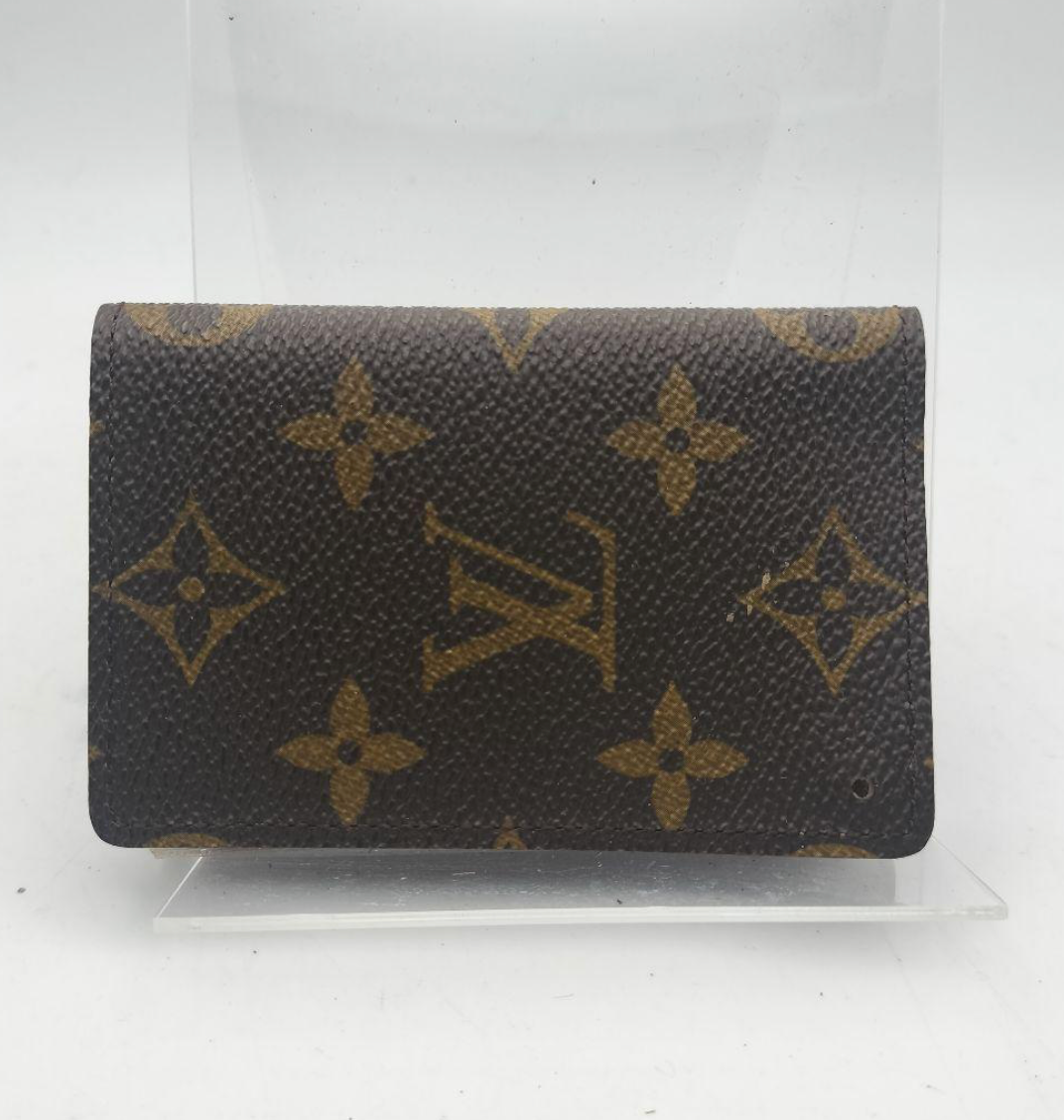 Louis Vuitton Porte Document  Monogram Marron – Cuir – Format Compact