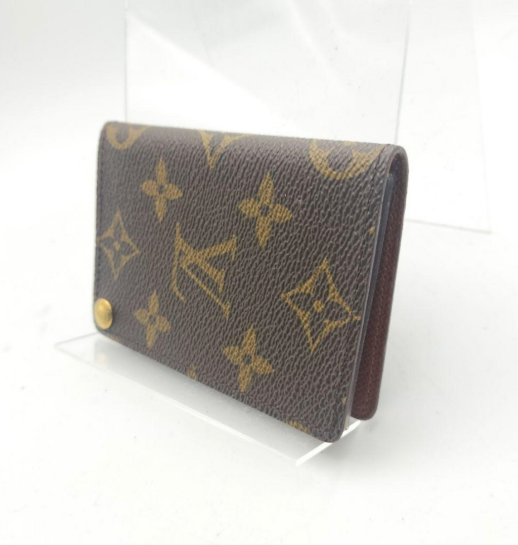 Louis Vuitton Porte Document  Monogram Marron – Cuir – Format Compact