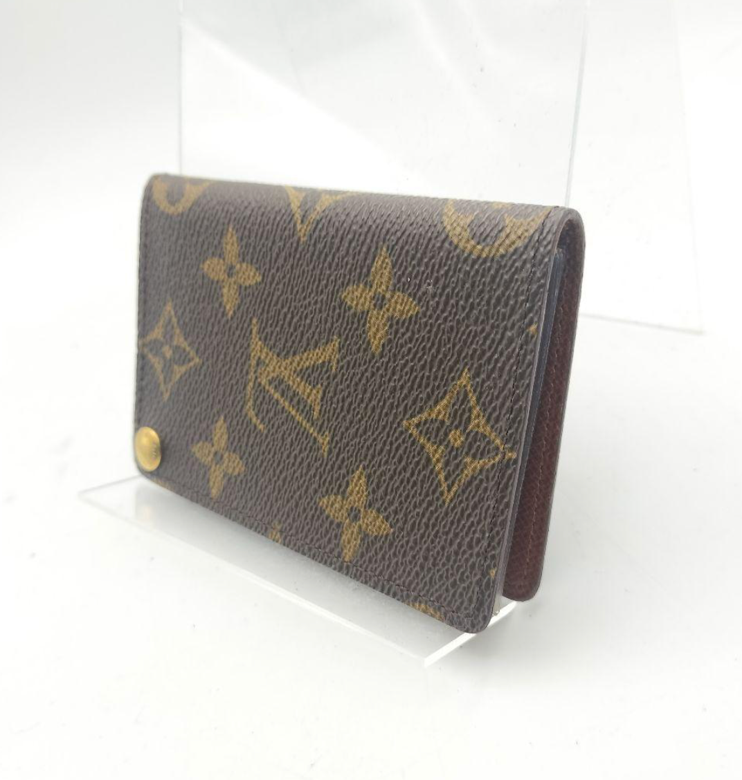 Louis Vuitton Porte Document  Monogram Marron – Cuir – Format Compact