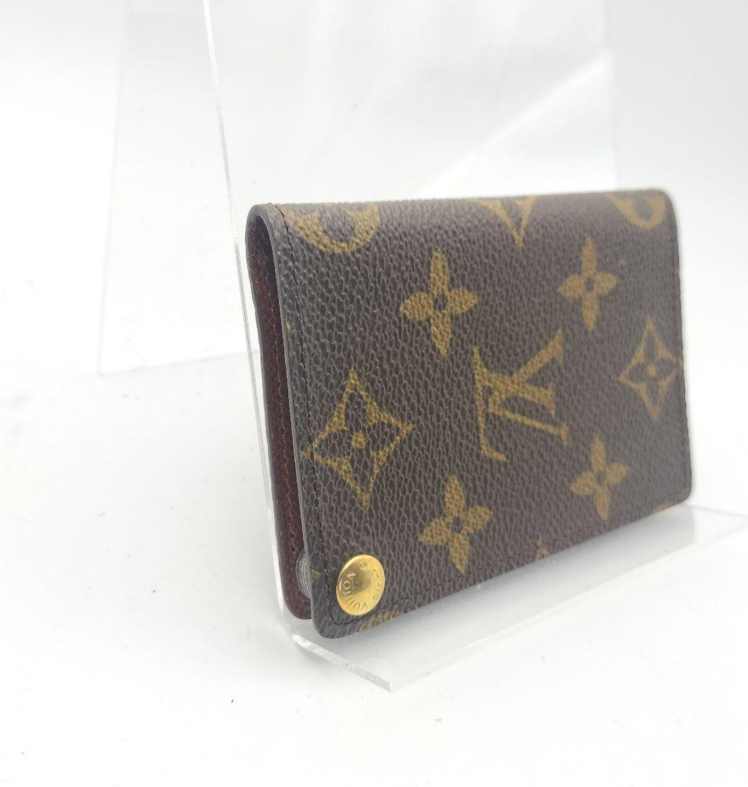 Louis Vuitton Porte Document  Monogram Marron – Cuir – Format Compact