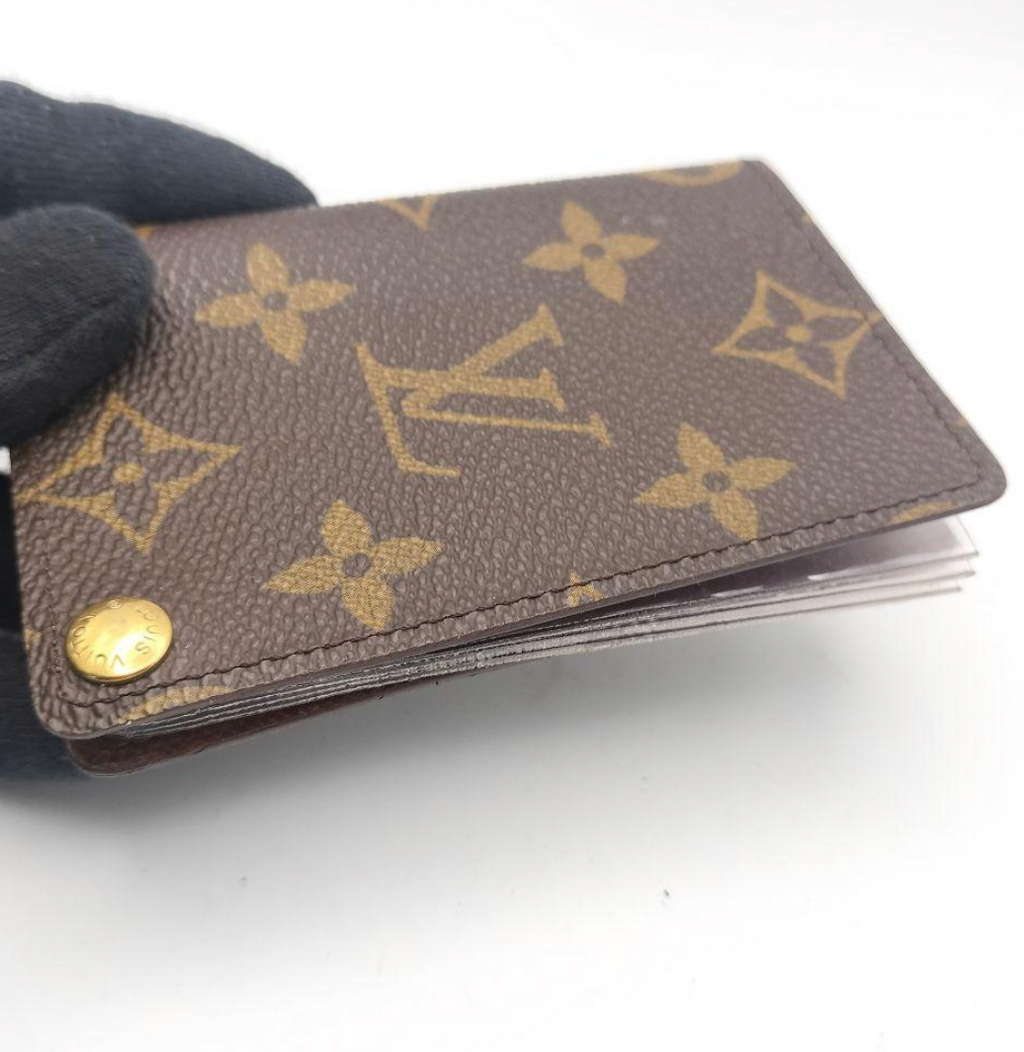 Louis Vuitton Porte Document  Monogram Marron – Cuir – Format Compact