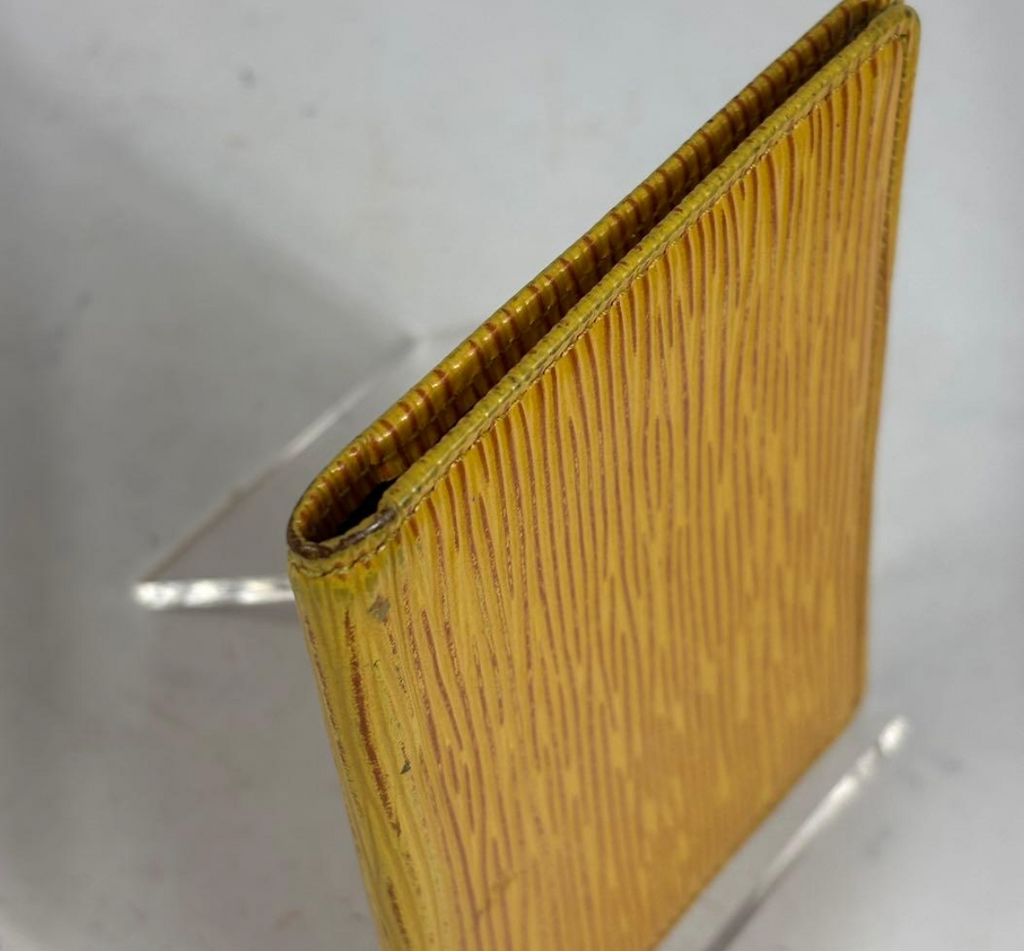 Louis Vuitton Porte-cartes Épi JAUNE M63209 – Porte 2 Cartes Vertical – Compact