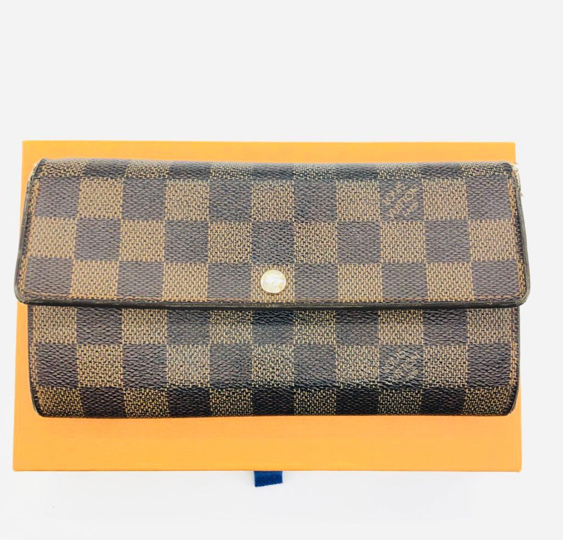 Louis Vuitton Portefeuille Sarah Monogram – Marron – Portefeuille Long – Bon État