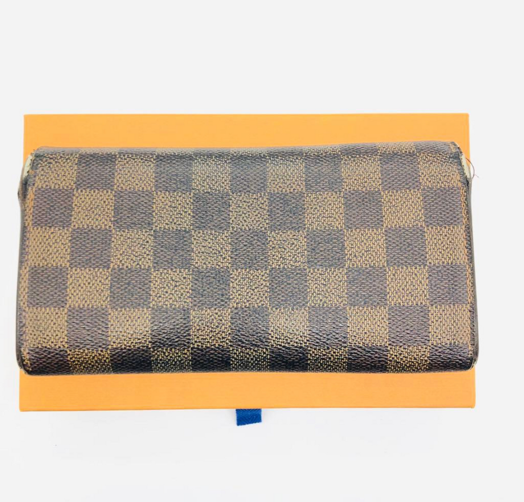 Louis Vuitton Portefeuille Sarah Monogram – Marron – Portefeuille Long – Bon État
