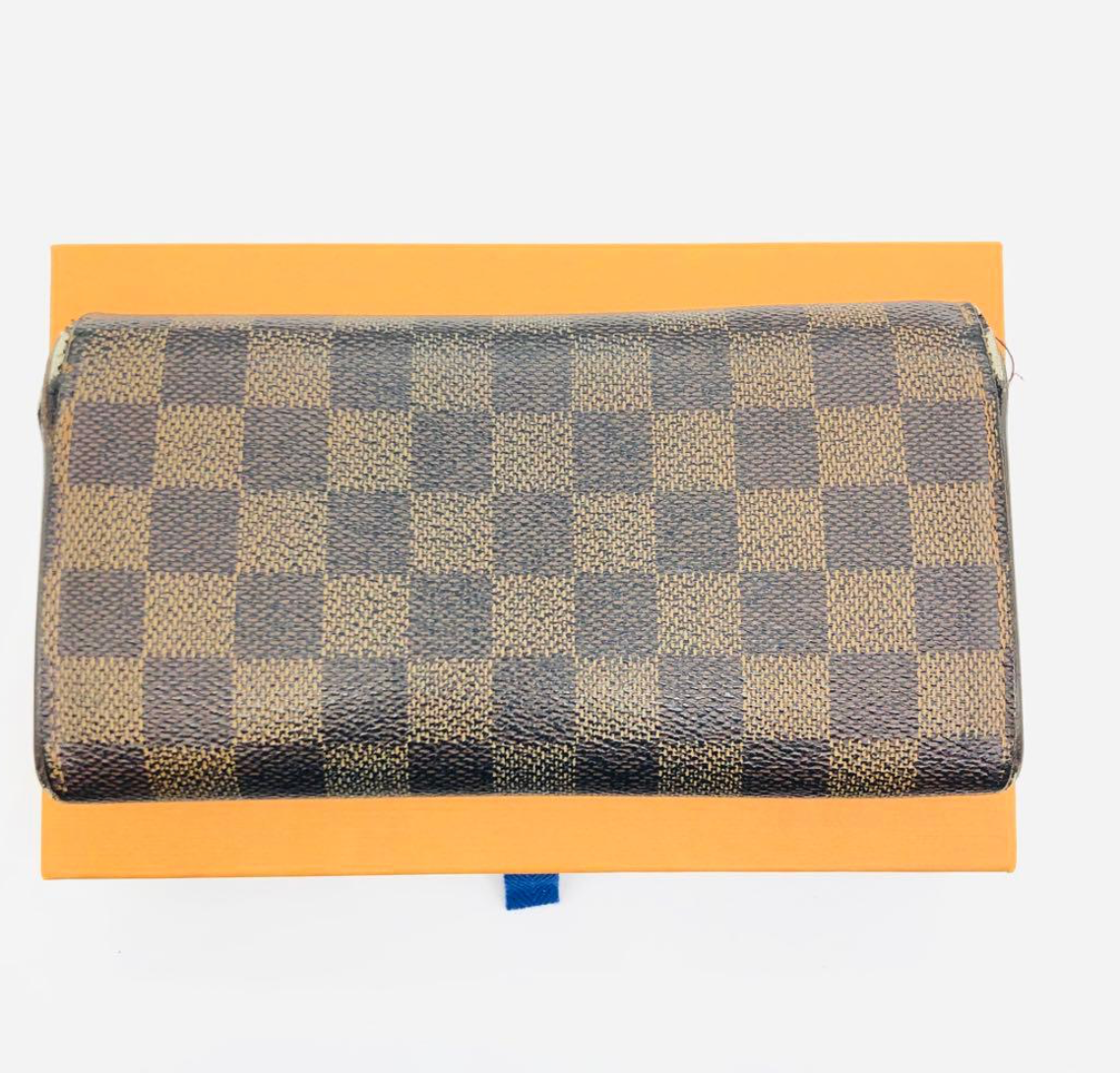 Louis Vuitton Portefeuille Sarah Monogram – Marron – Portefeuille Long – Bon État