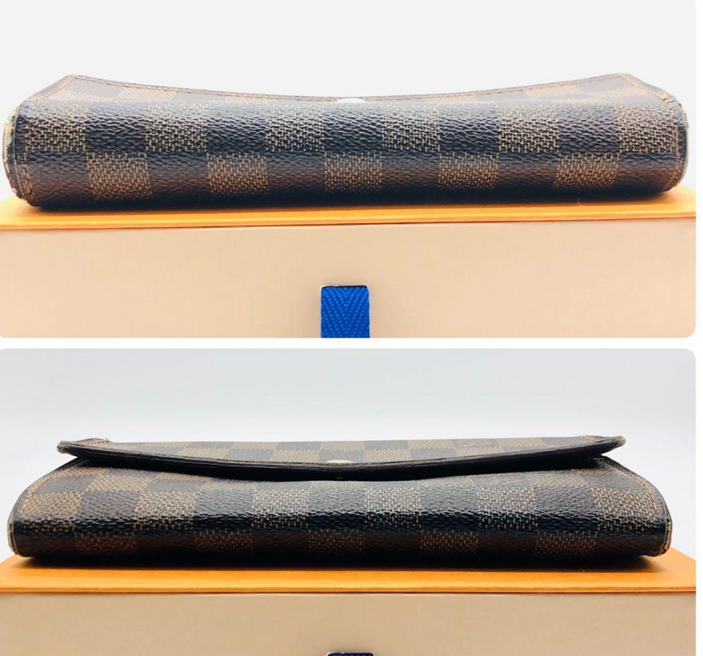 Louis Vuitton Portefeuille Sarah Monogram – Marron – Portefeuille Long – Bon État