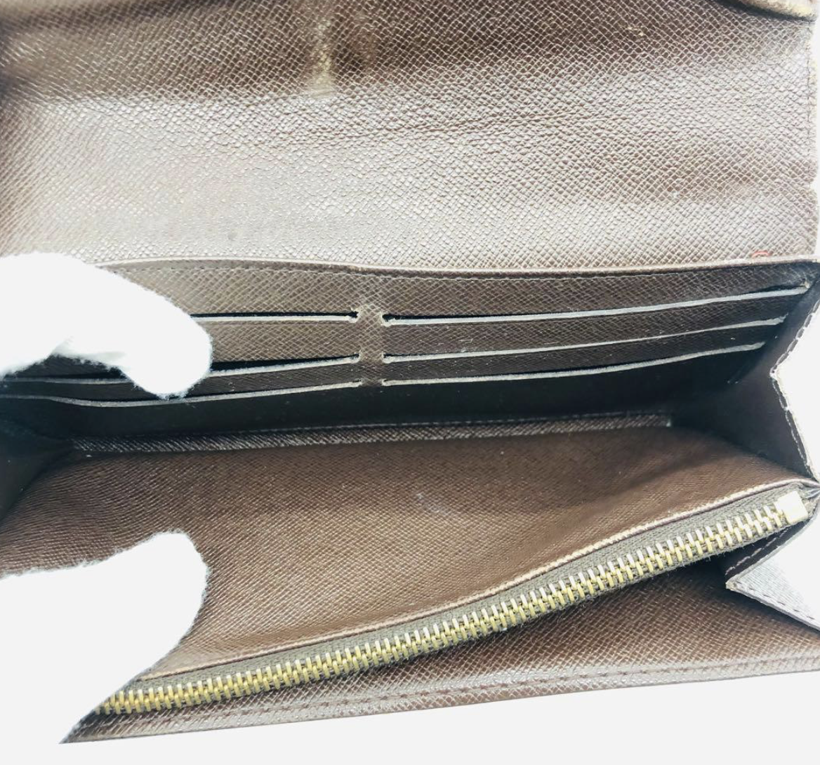 Louis Vuitton Portefeuille Sarah Monogram – Marron – Portefeuille Long – Bon État