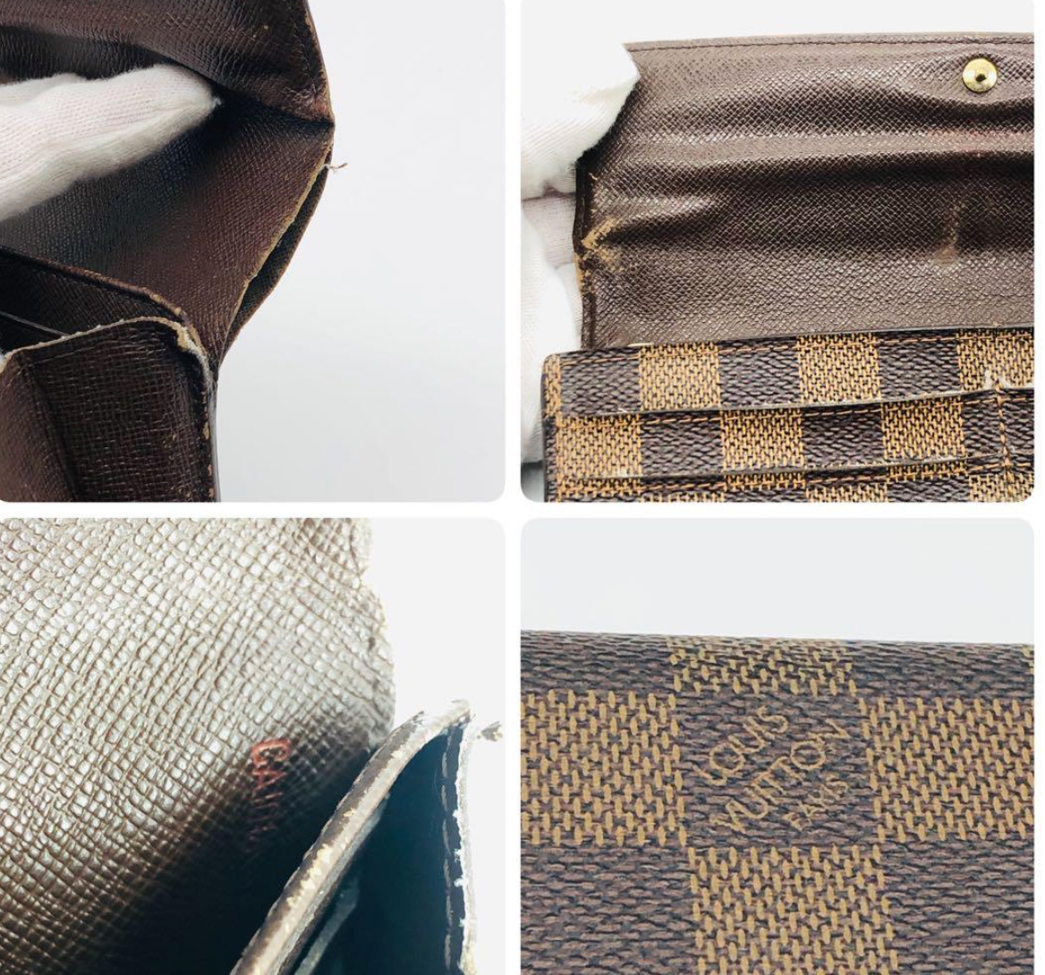 Louis Vuitton Portefeuille Sarah Monogram – Marron – Portefeuille Long – Bon État