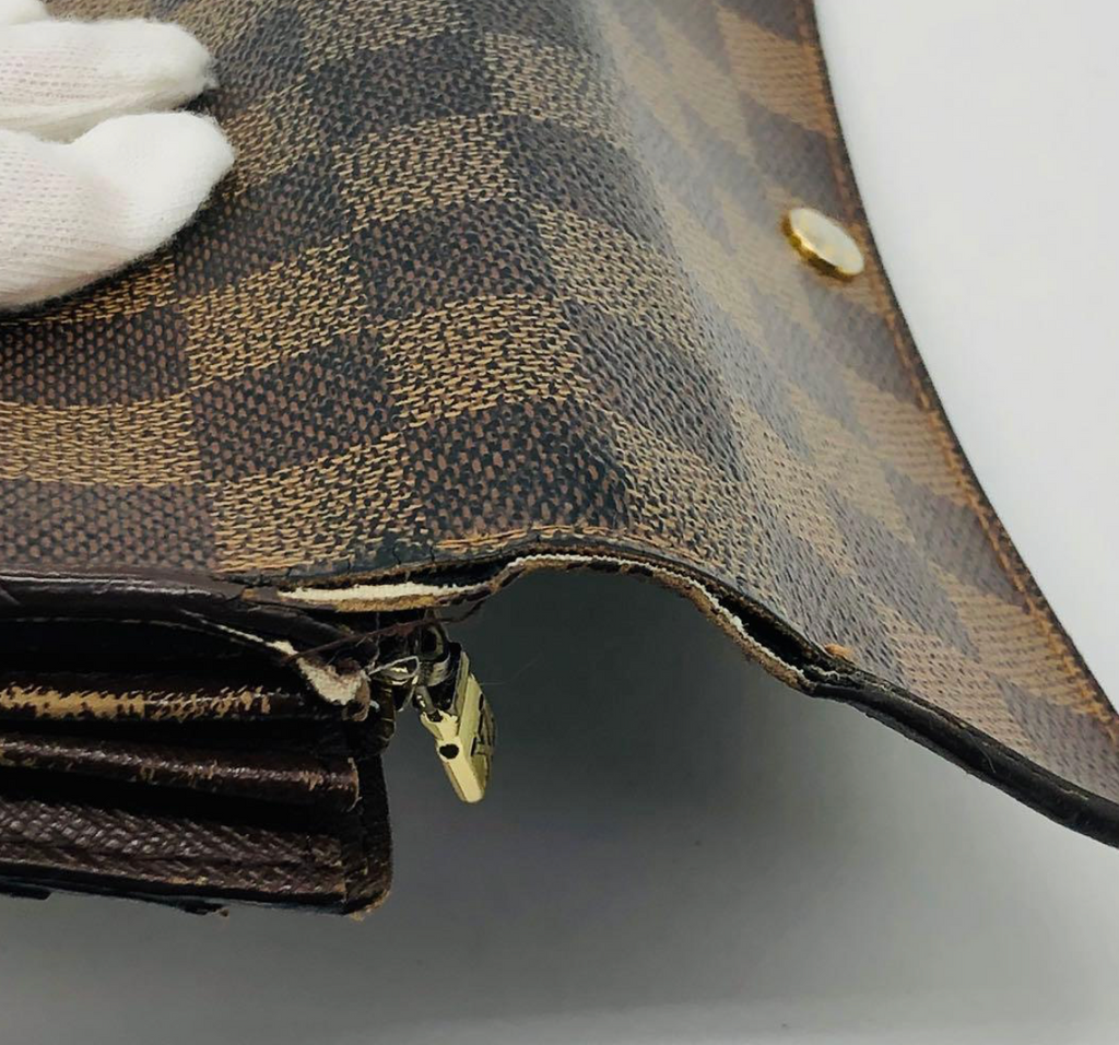 Louis Vuitton Portefeuille Sarah Monogram – Marron – Portefeuille Long – Bon État