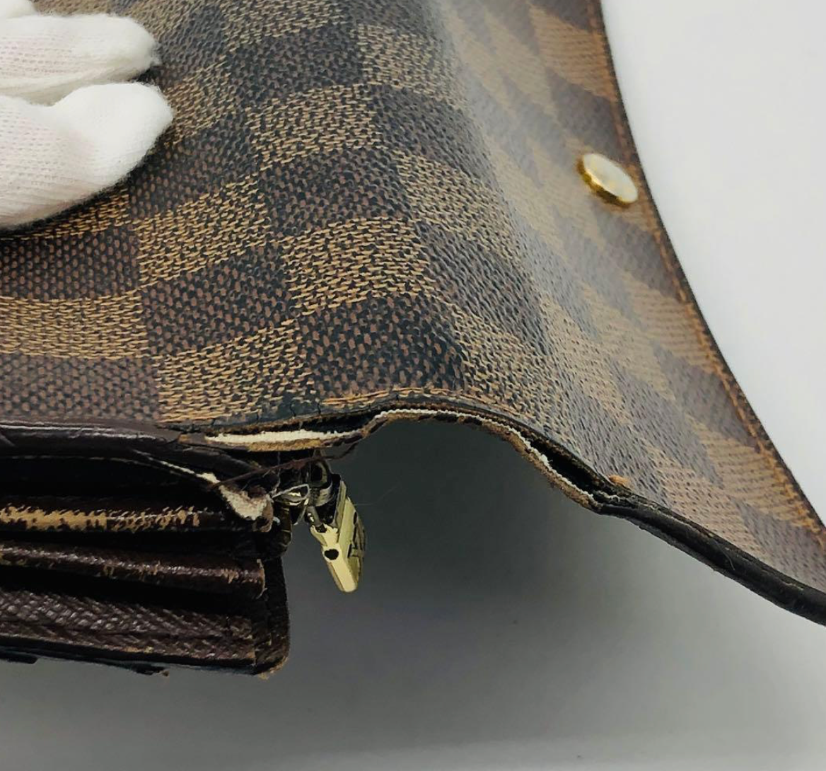 Louis Vuitton Portefeuille Sarah Monogram – Marron – Portefeuille Long – Bon État