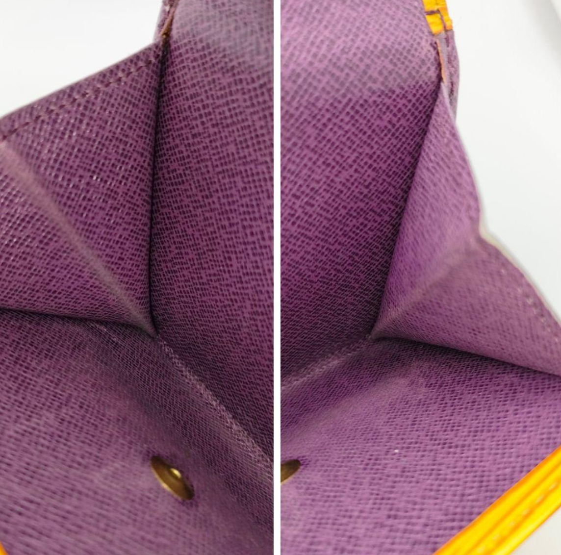 Louis Vuitton Portefeuille Épi Jaune (Tassili Yellow) – Compact – Cuir – Bon État