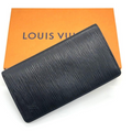 Louis Vuitton Portefeuille Long Épi Noir – Cuir – Format Fin – B