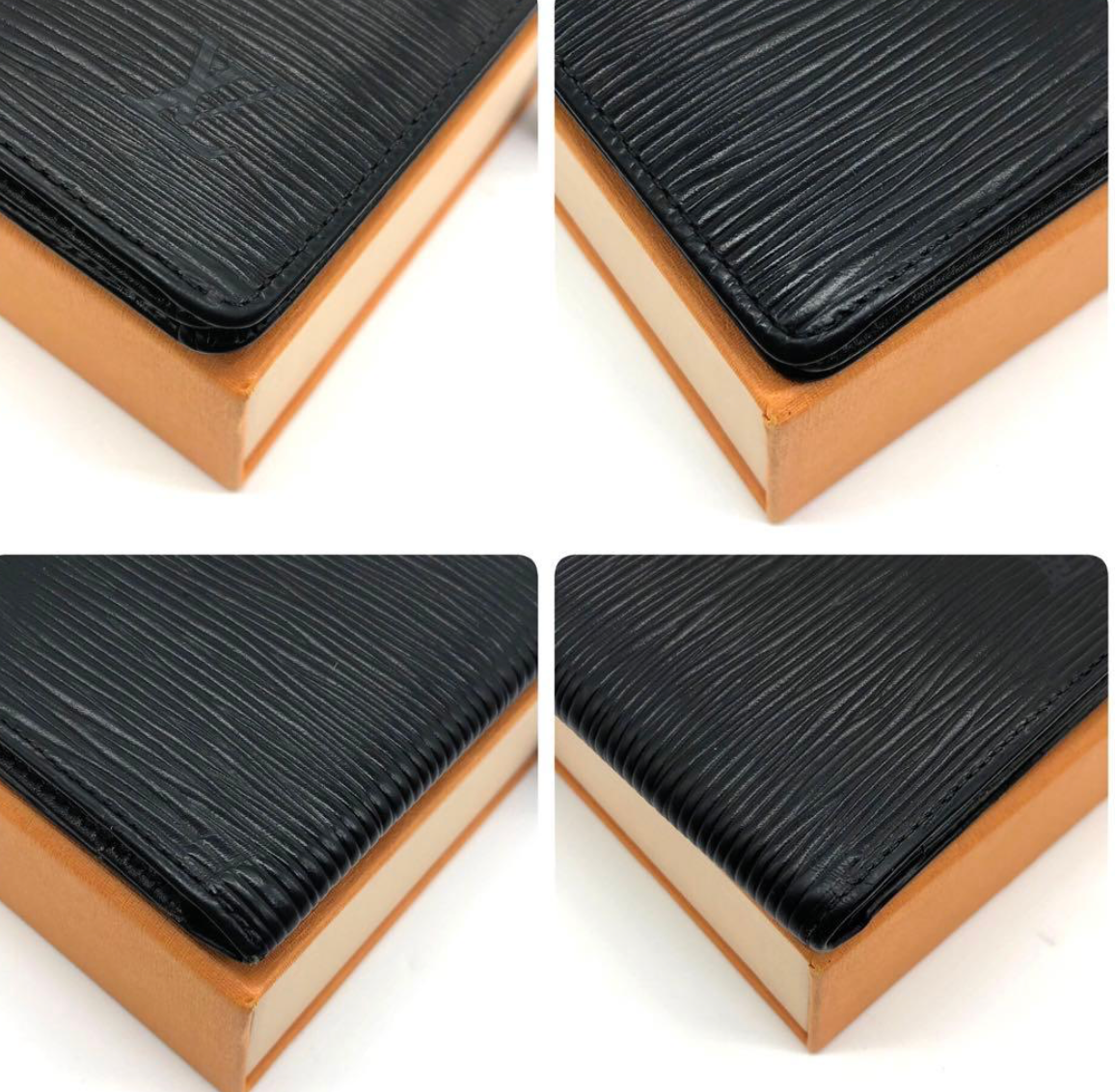 Louis Vuitton Portefeuille Long Épi Noir – Cuir – Format Fin – B