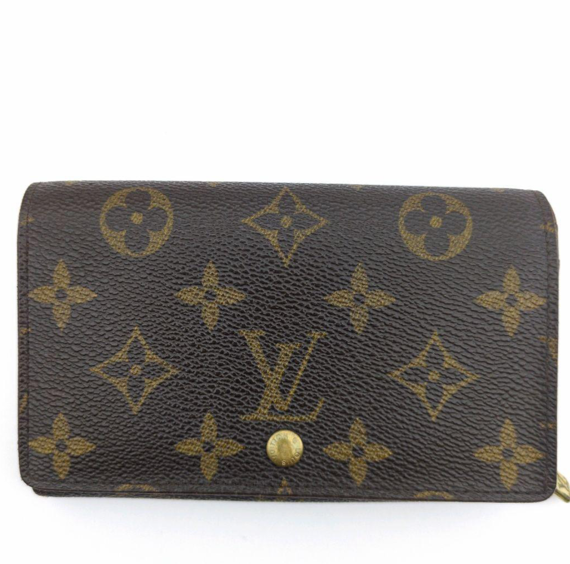 Louis Vuitton Portefeuille Trésor Monogram – Marron – Compact – Bon État