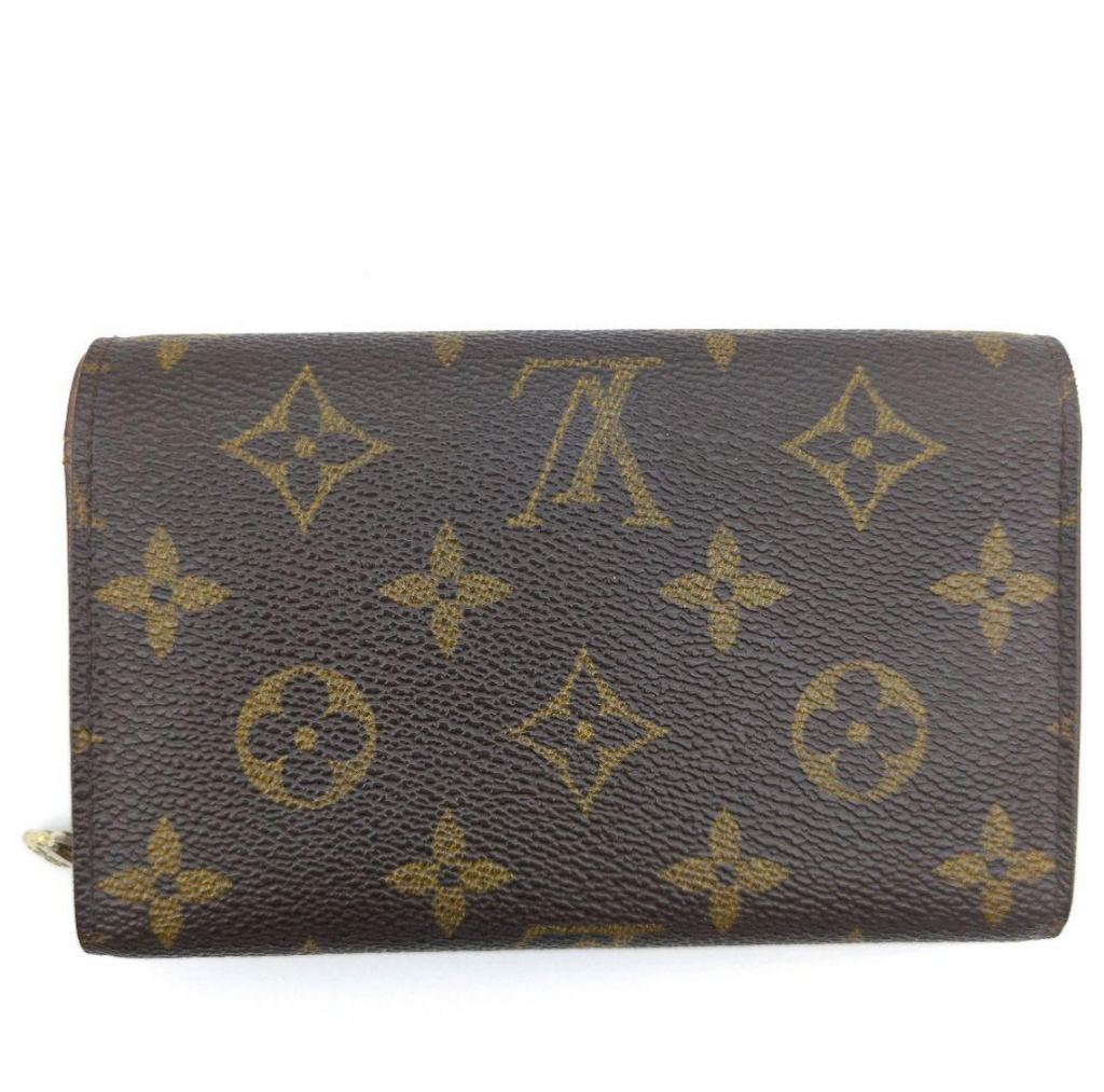 Louis Vuitton Portefeuille Trésor Monogram – Marron – Compact – Bon État