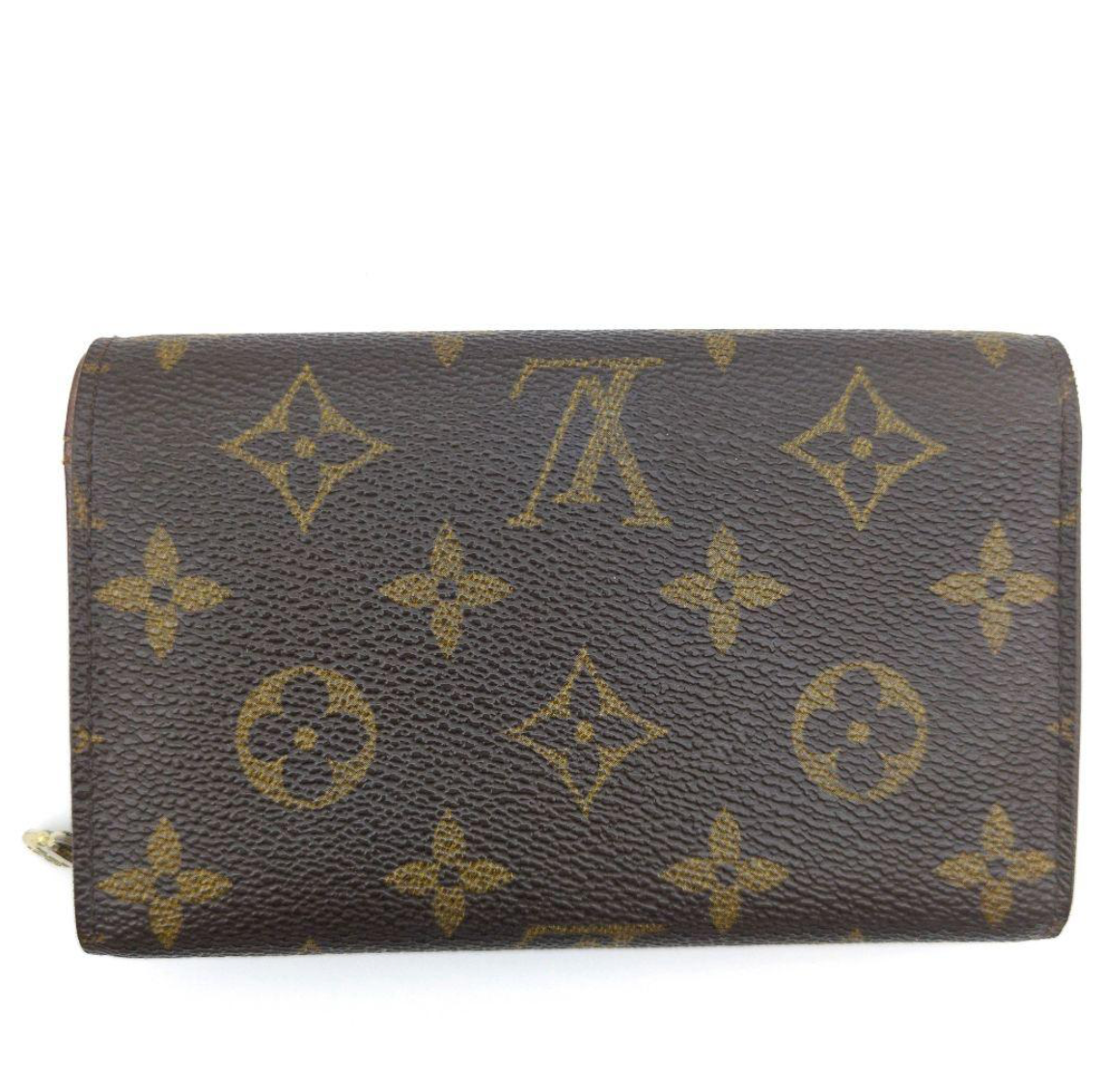 Louis Vuitton Portefeuille Trésor Monogram – Marron – Compact – Bon État