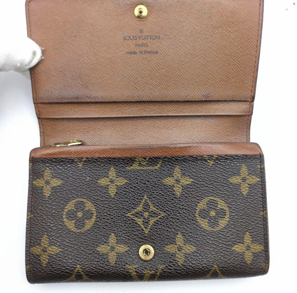 Louis Vuitton Portefeuille Trésor Monogram – Marron – Compact – Bon État