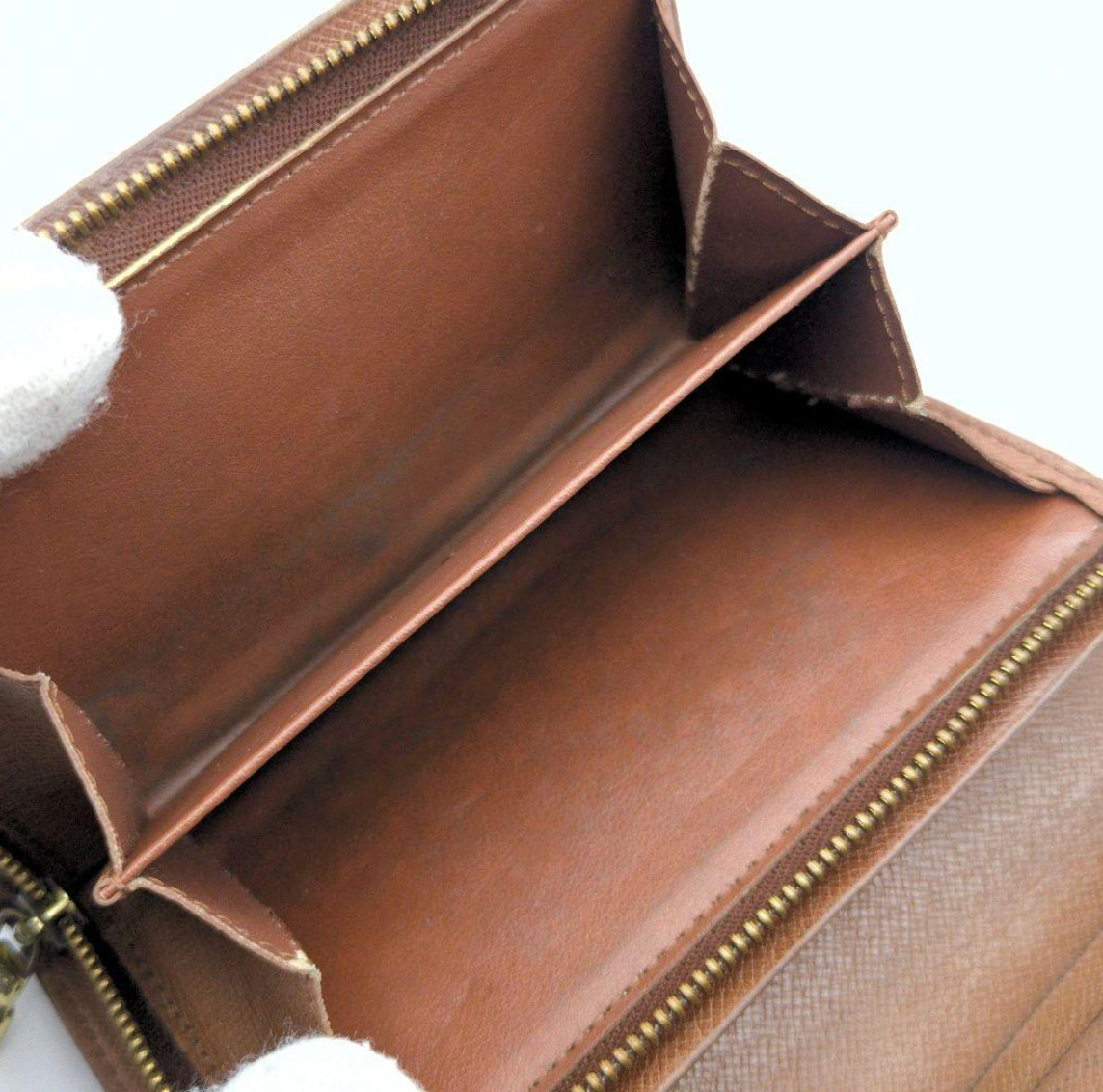Louis Vuitton Portefeuille Trésor Monogram – Marron – Compact – Bon État