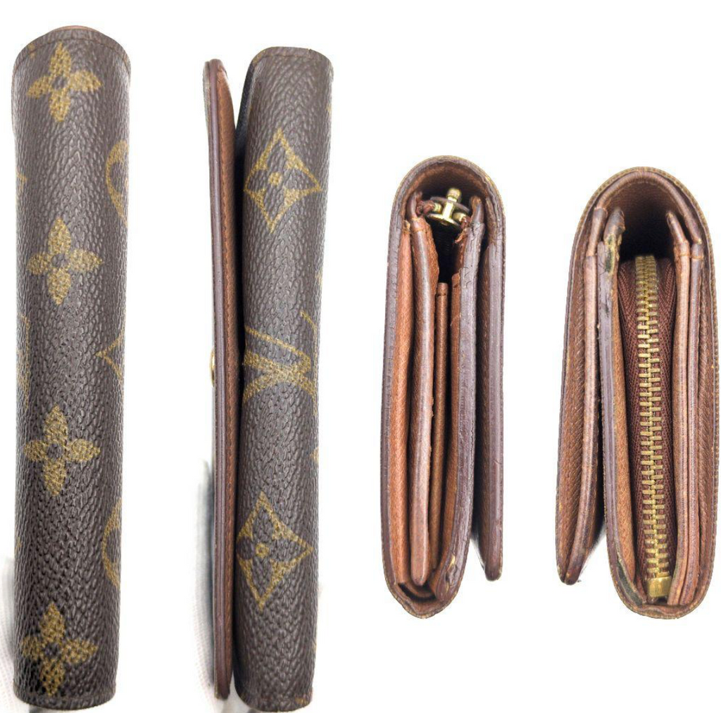 Louis Vuitton Portefeuille Trésor Monogram – Marron – Compact – Bon État