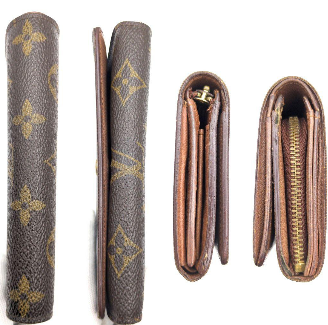 Louis Vuitton Portefeuille Trésor Monogram – Marron – Compact – Bon État