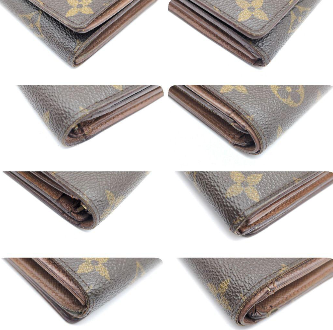 Louis Vuitton Portefeuille Trésor Monogram – Marron – Compact – Bon État