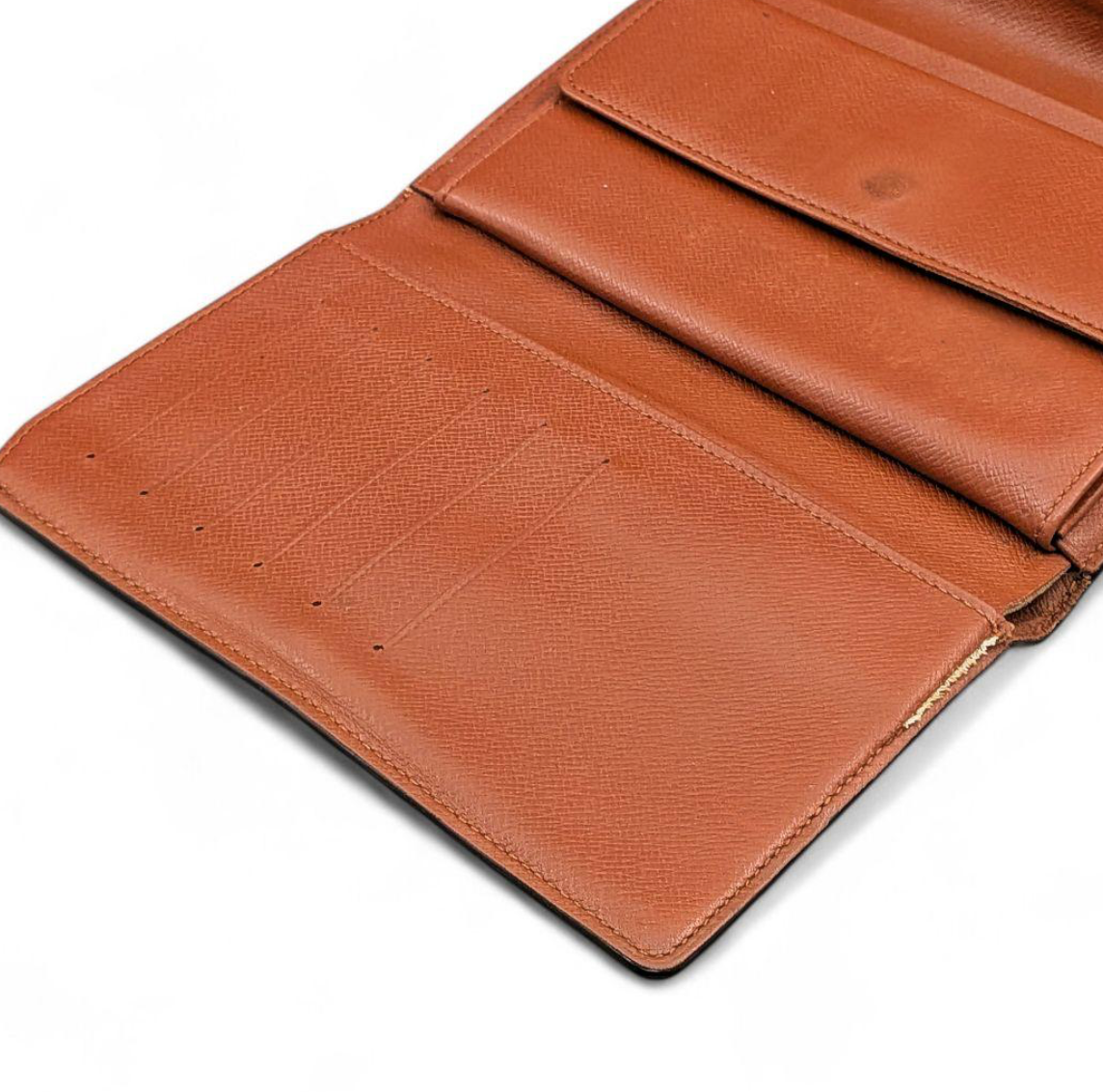 Louis Vuitton Portefeuille Trésor Étui Papier Monogram – Marron – 3 Volets