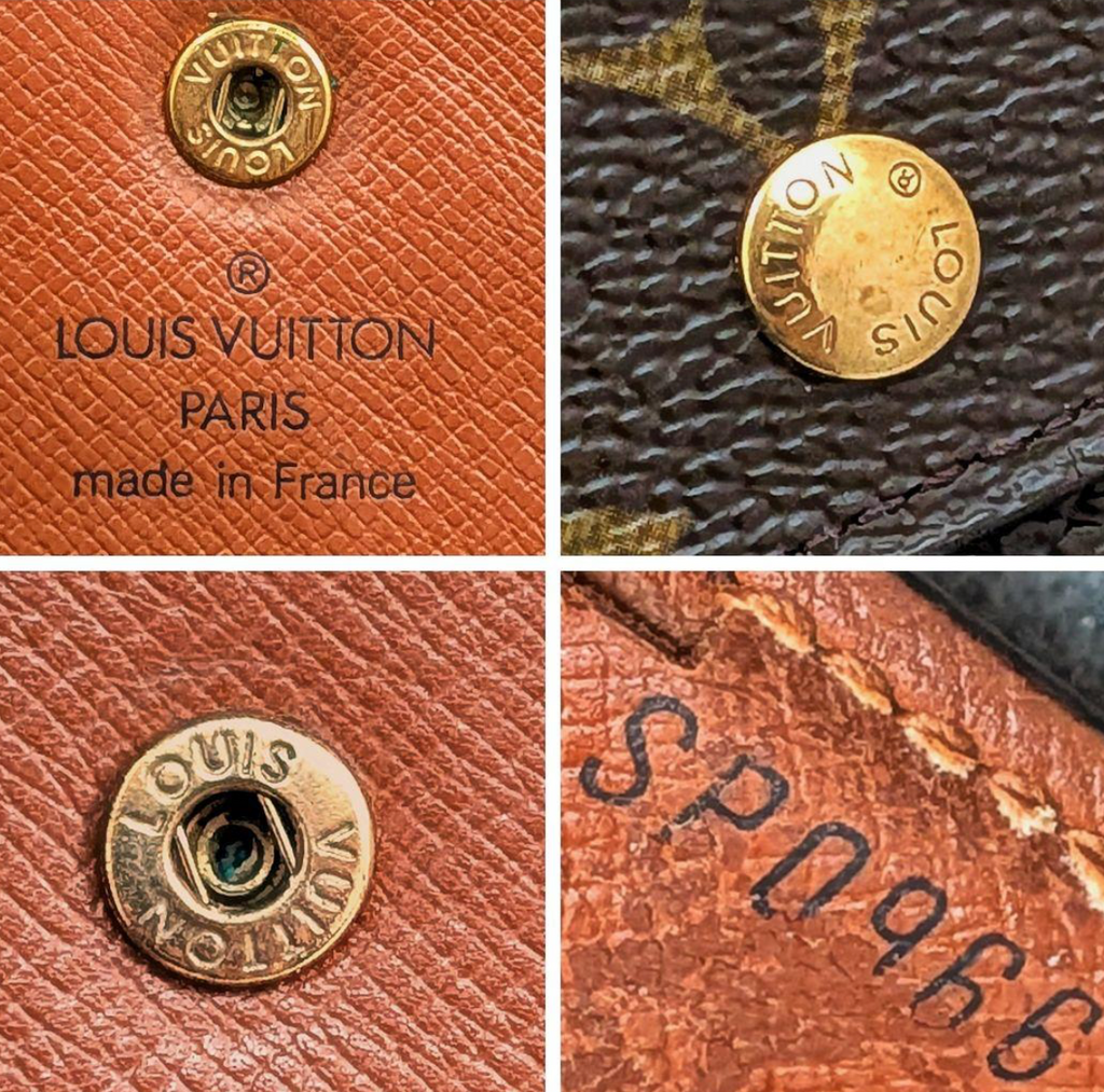Louis Vuitton Portefeuille Trésor Étui Papier Monogram – Marron – 3 Volets