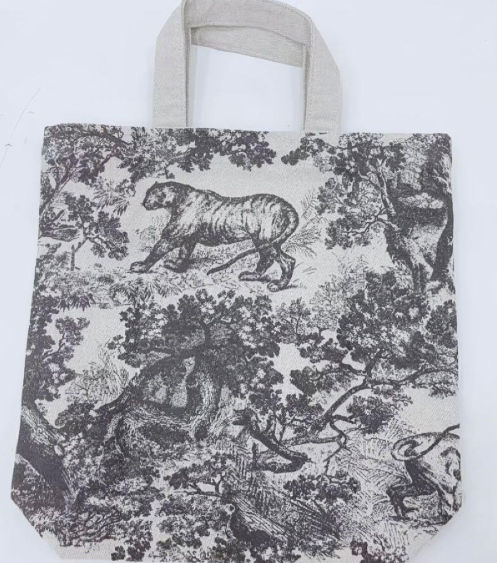 Dior Tote Bag Novelty – Coton – Grand Format – Beige – Très Bon État