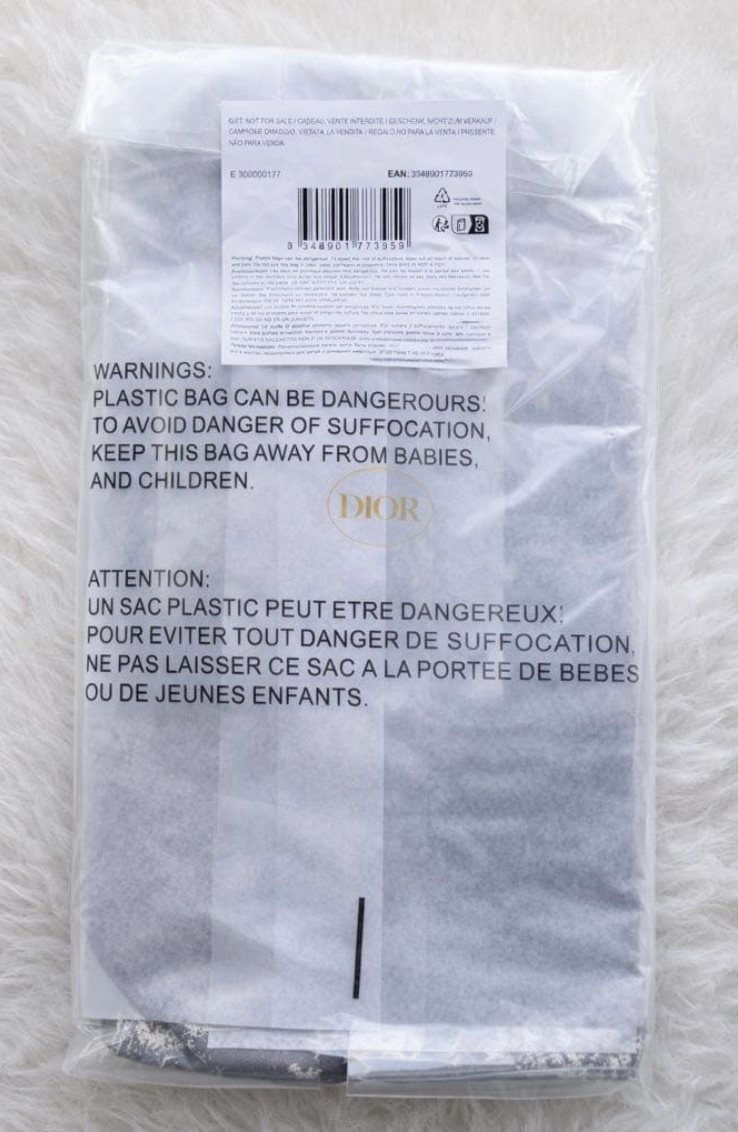 Dior Tote Bag Novelty – Coton – Grand Format – Beige – Très Bon État