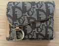 Christian Dior Portefeuille Saddle Trotter – Marron – 3 Volets – Vintage