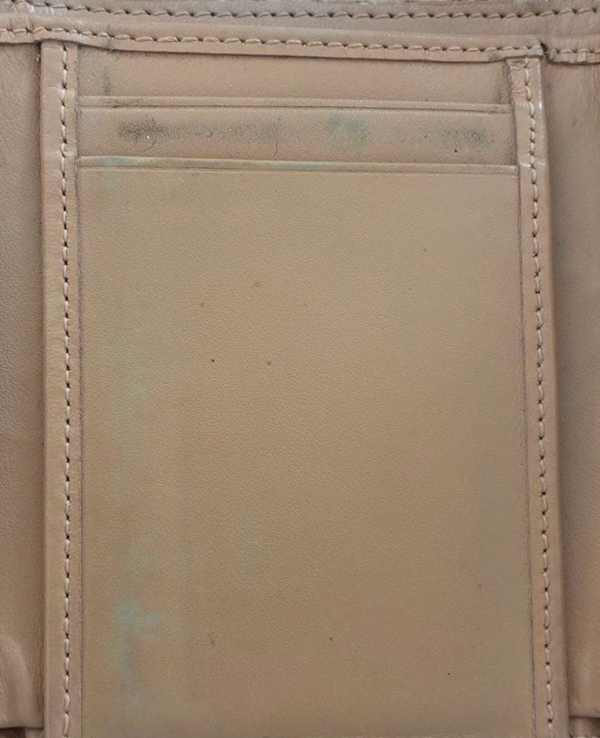 Christian Dior Portefeuille Saddle Trotter – Marron – 3 Volets – Vintage