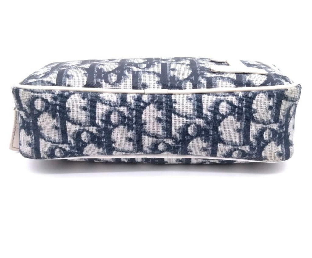 hristian Dior Trousse Trotter No.1 – Bleu Marine – Canvas – Bon État