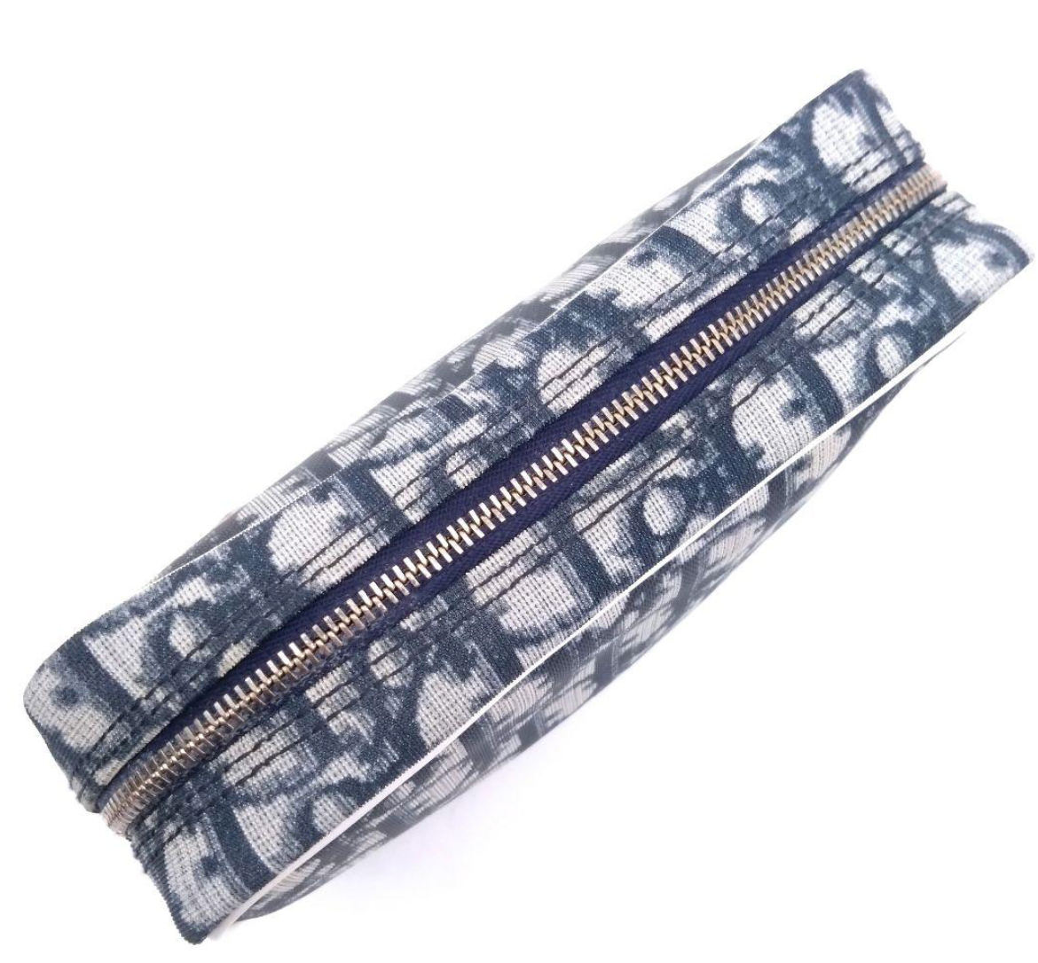 hristian Dior Trousse Trotter No.1 – Bleu Marine – Canvas – Bon État