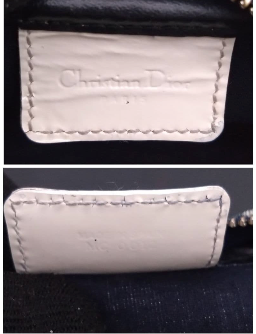 hristian Dior Trousse Trotter No.1 – Bleu Marine – Canvas – Bon État