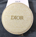 Christian Dior Trousse Ronde avec Miroir – Pailletée – Neuf – Édition Cadeau