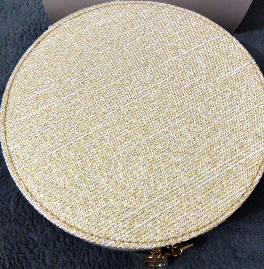 Christian Dior Trousse Ronde avec Miroir – Pailletée – Neuf – Édition Cadeau