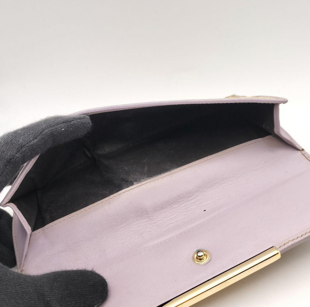 Gucci Portefeuille Long Cuir Violet – Format Classique
