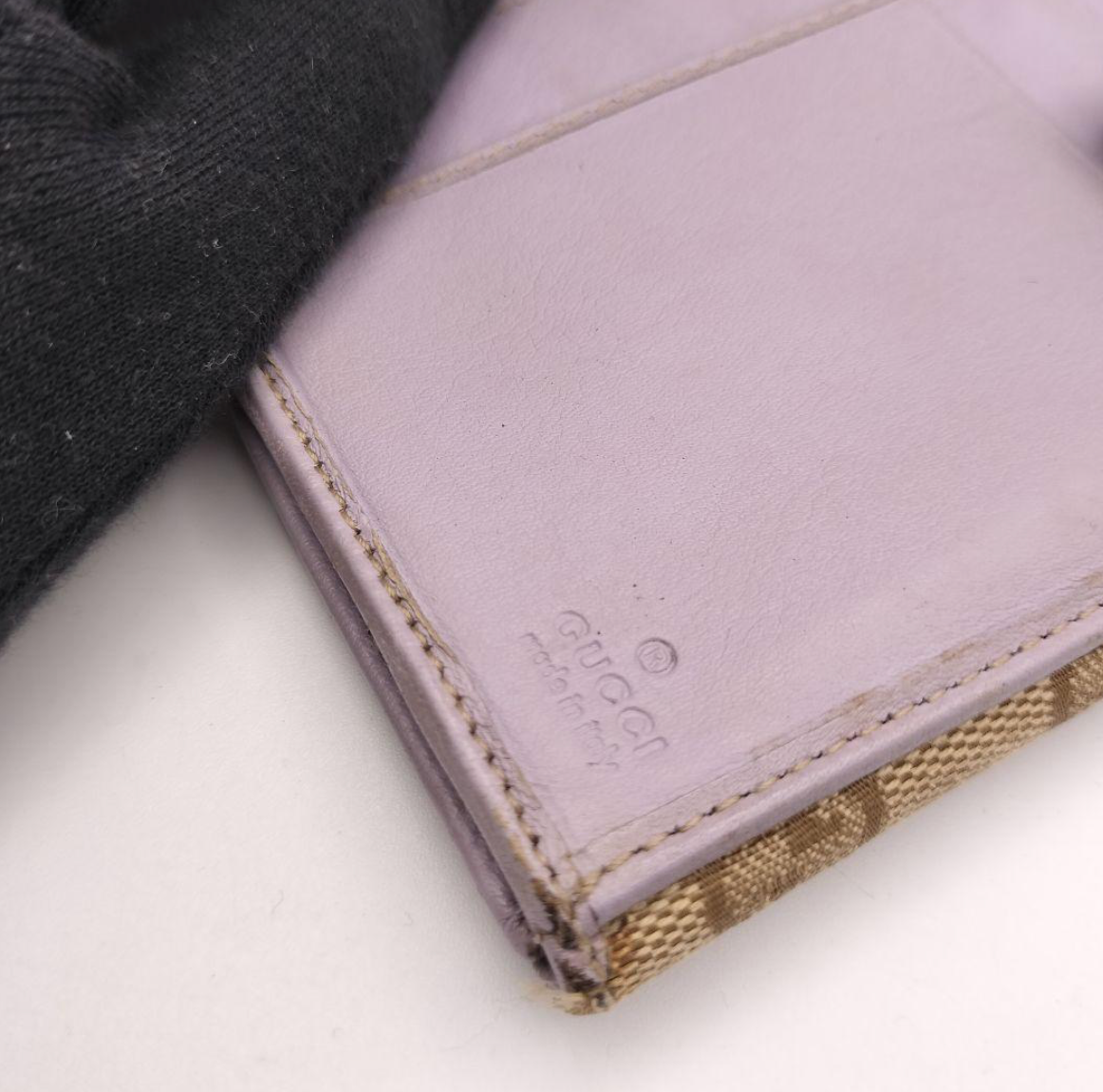 Gucci Portefeuille Long Cuir Violet – Format Classique