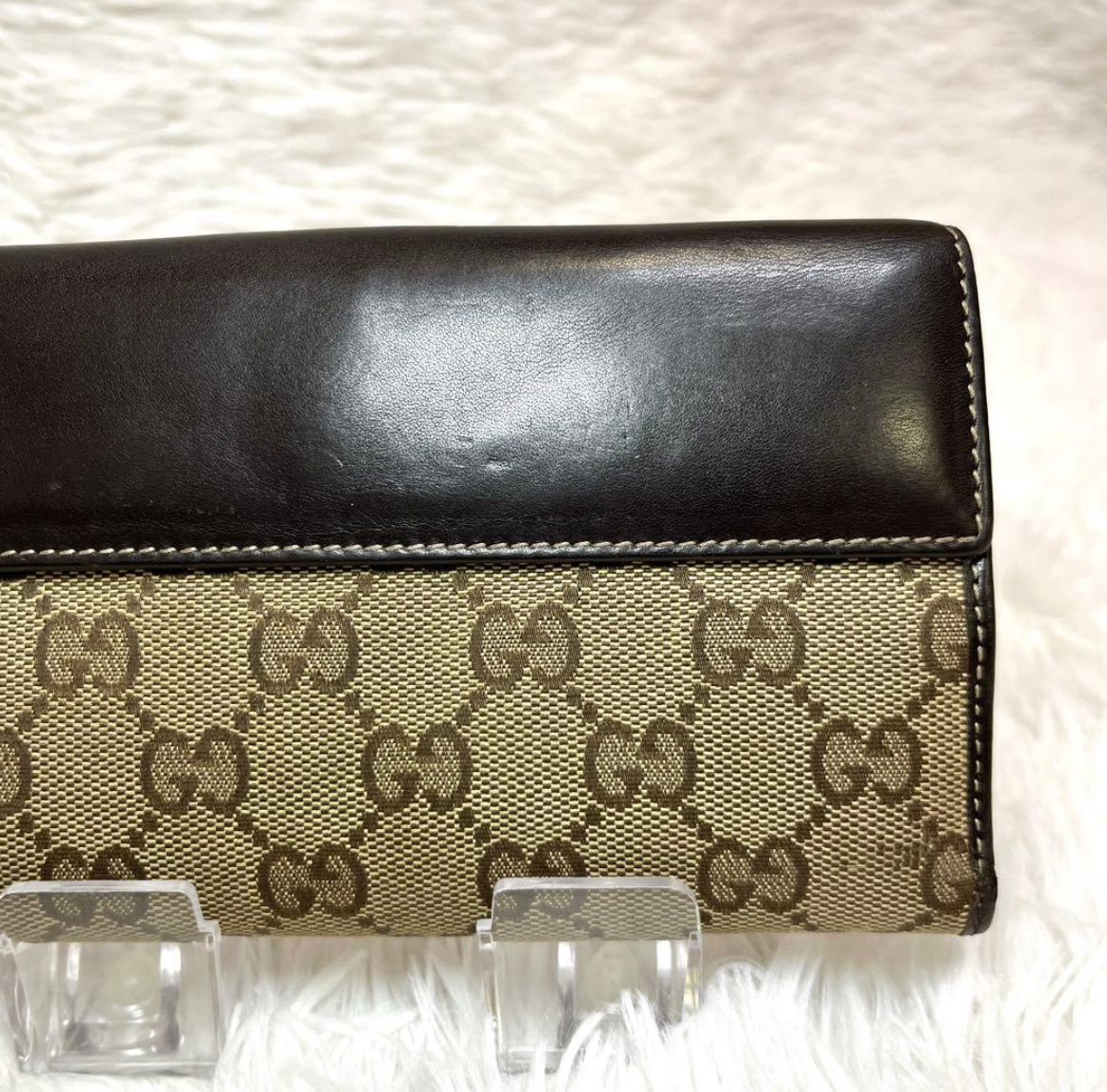 Gucci Portefeuille Long GG Canvas Marron – Lovely Heart