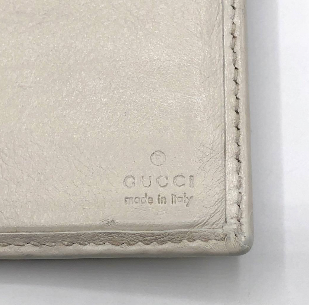 Gucci Portefeuille Long GG Canvas Beige/Blanc