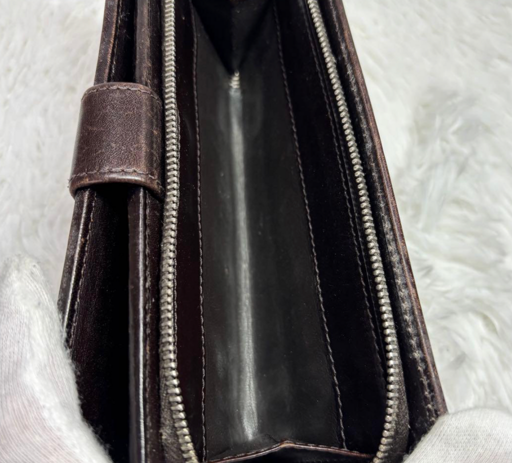 Gucci Portefeuille Long GG Canvas Marron – Interlocking Charm