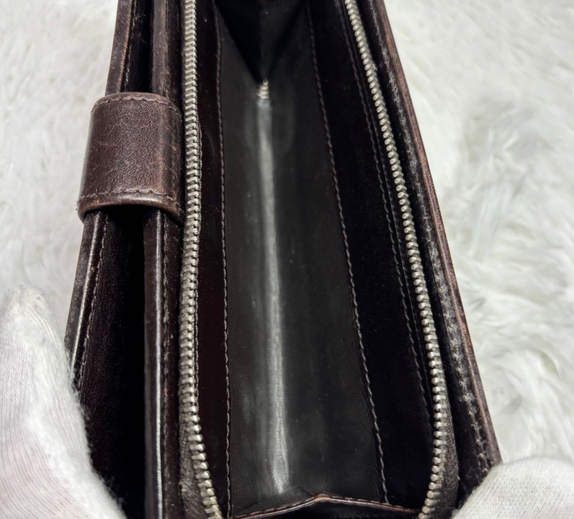 Gucci Portefeuille Long GG Canvas Marron – Interlocking Charm
