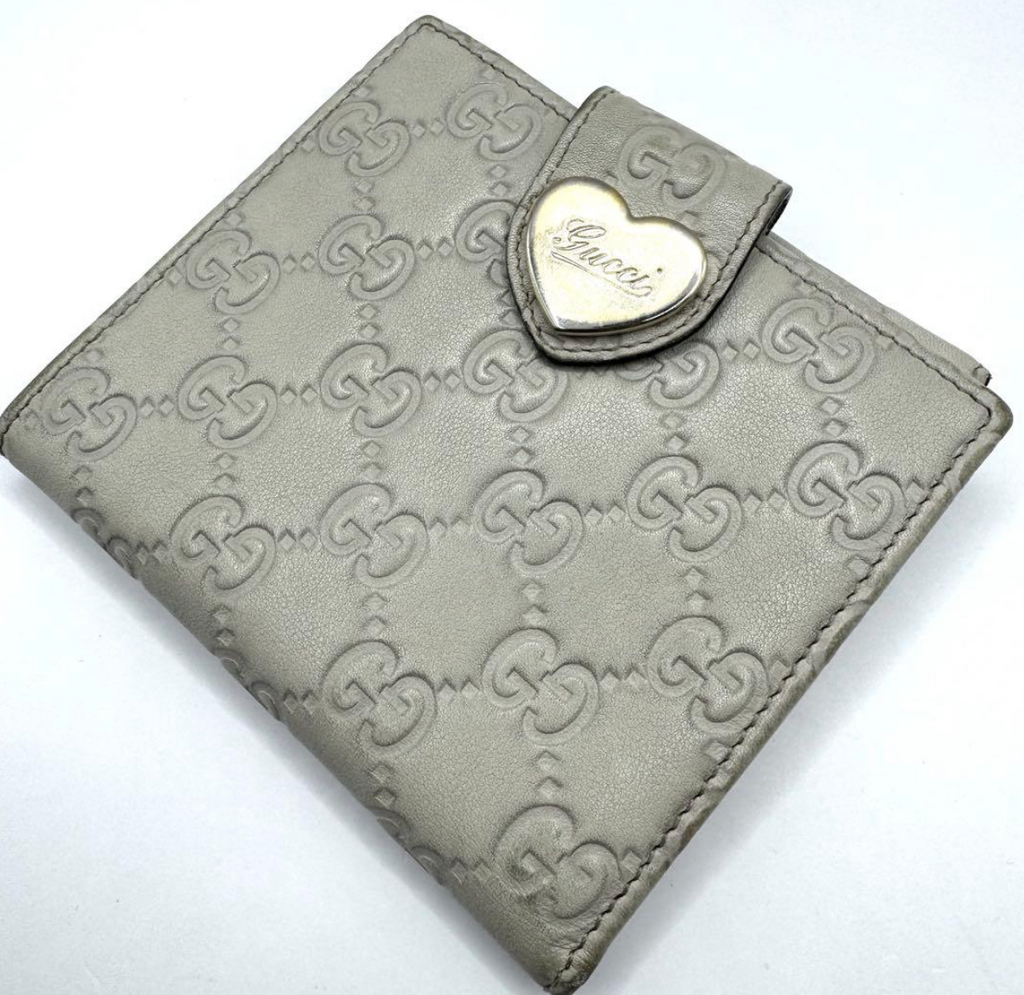 Gucci Portefeuille Long – Cuir / Canvas – Format Classique – Bon État