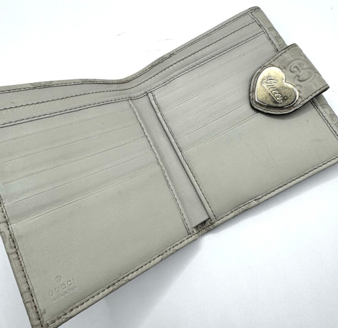 Gucci Portefeuille Long – Cuir / Canvas – Format Classique – Bon État